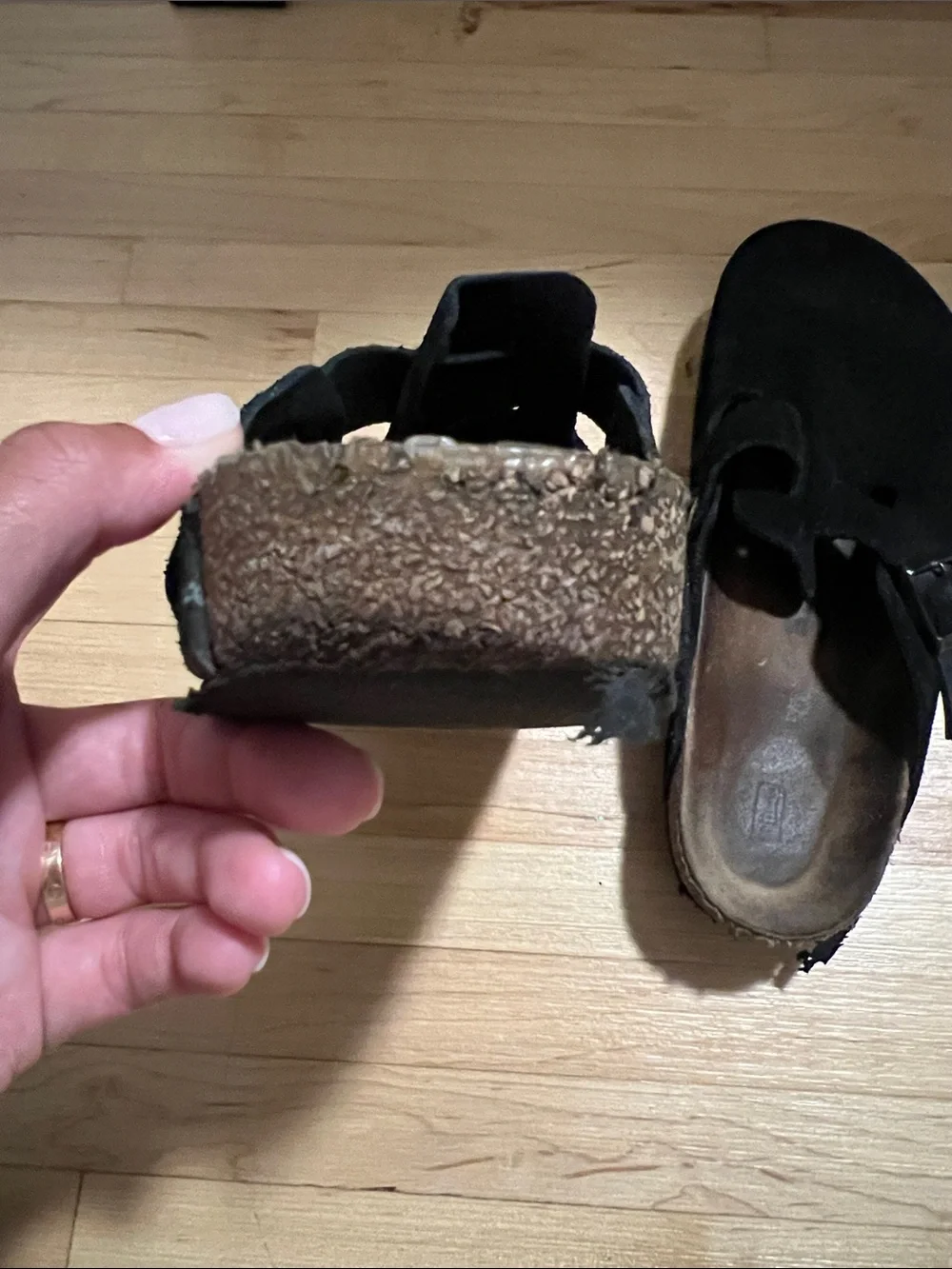 Birkenstock Boston Clogs Black Soft